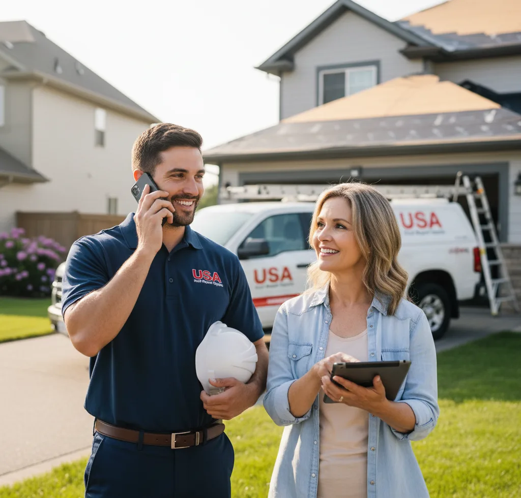 USA Roof Repair Experts customer support in Leitchfield